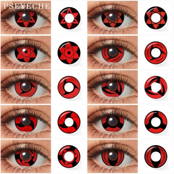 Red Anime Cosplay Colored Contacts | For Real Anime Cosplay – SweetyCon-demhanvico.com.vn